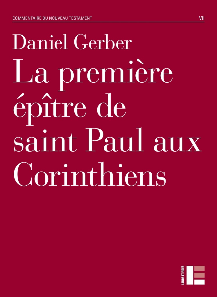 La première épître de saint Paul aux Corinthiens